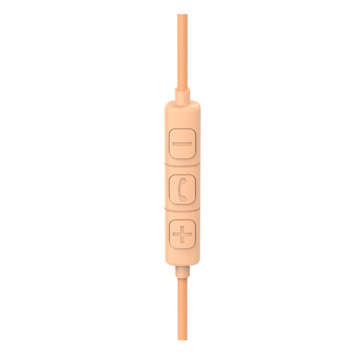 Hama "Fun C" Wired Headphones, On-Ear, USB-C, Orange (221817)
