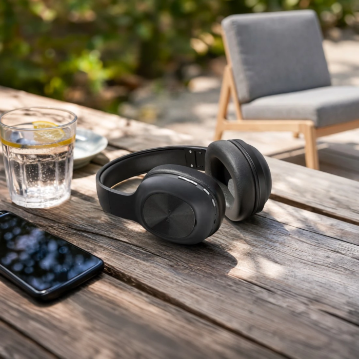 Hama "Spirit Calypso X" Wireless Foldable Headphones, Over-Ear, Black (221821)
