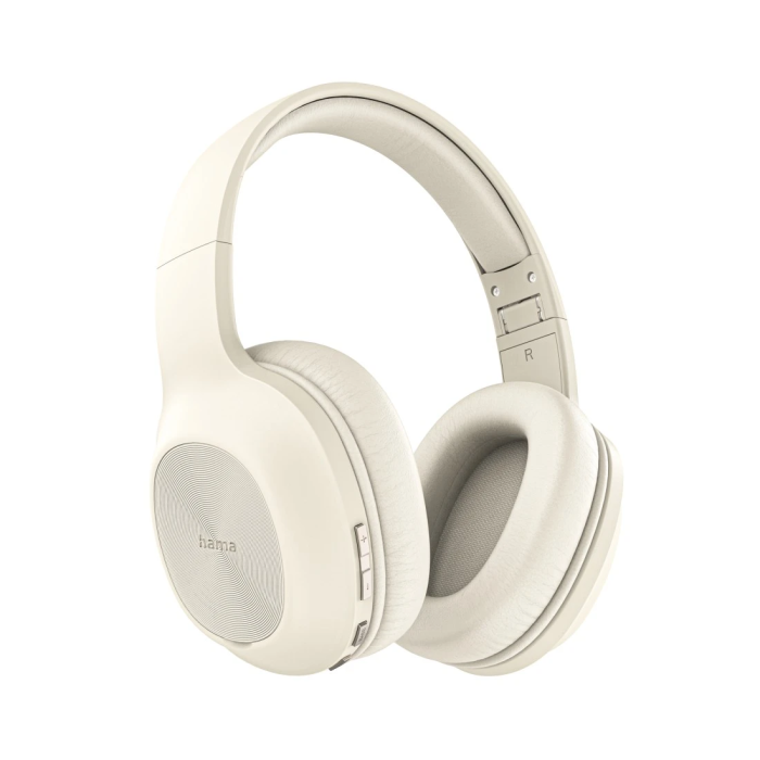 Hama "Spirit Calypso X" Wireless Foldable Headphones, Over-Ear, Beige (221822)