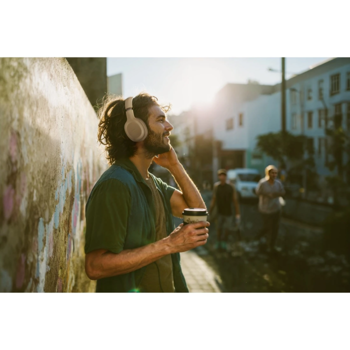 Hama "Spirit Calypso X" Wireless Foldable Headphones, Over-Ear, Beige (221822)