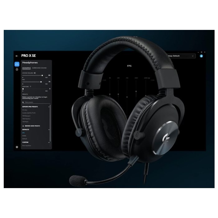 Logitech G PRO X Gaming Headset Black/L981-001470