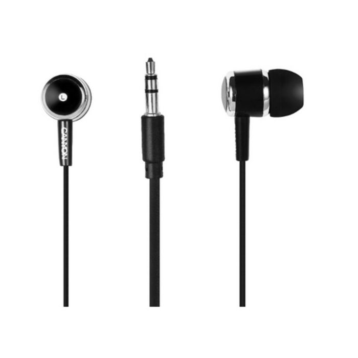 Canyon CNE-CEPM01B/Black Earphones With Microphone