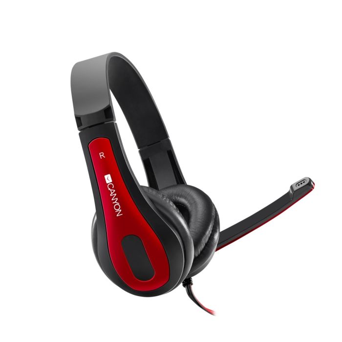 Canyon CNS-CHSC1BR/PC headset Black-Red