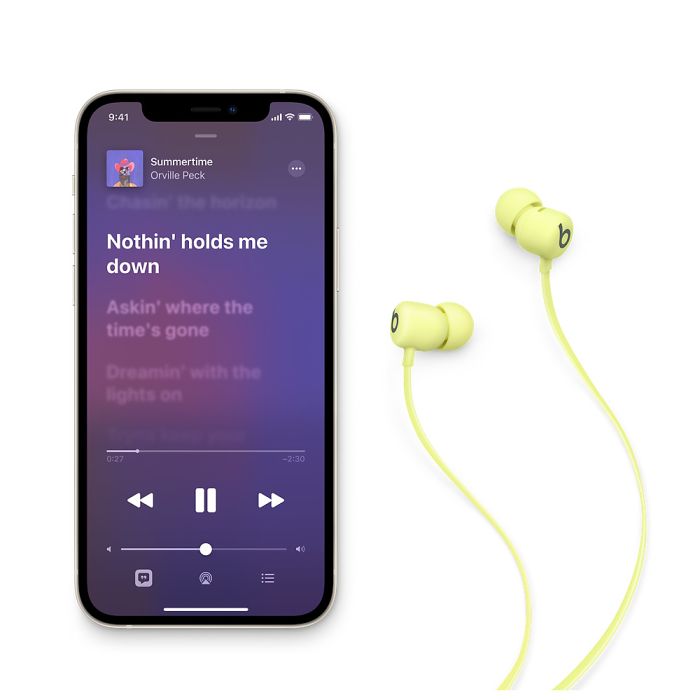 Beats Flex Wireless Earphones Yuzu Yellow