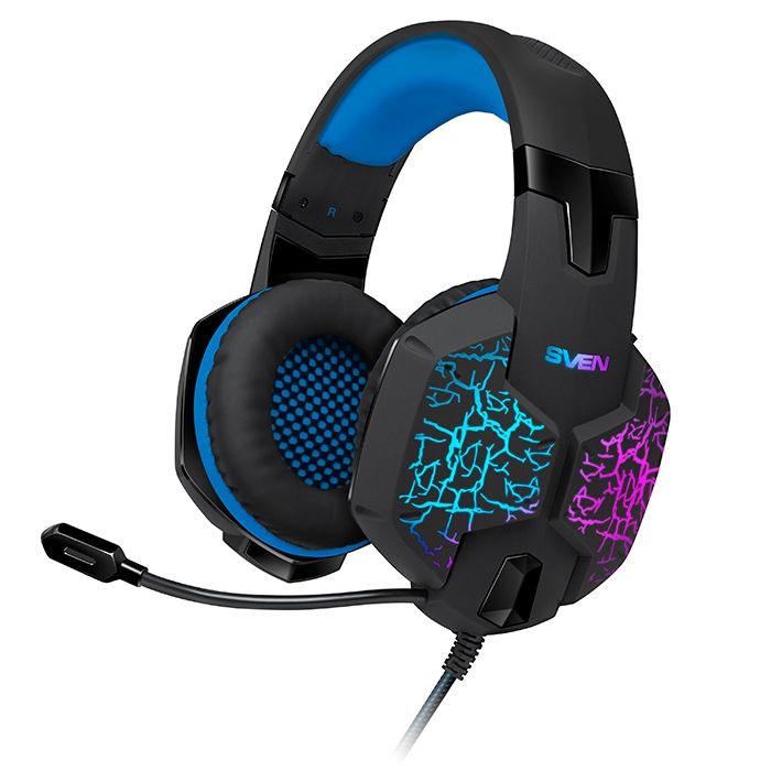 Sven AP-U980MV With Mic/USB,Black-Blue (SV-015633)