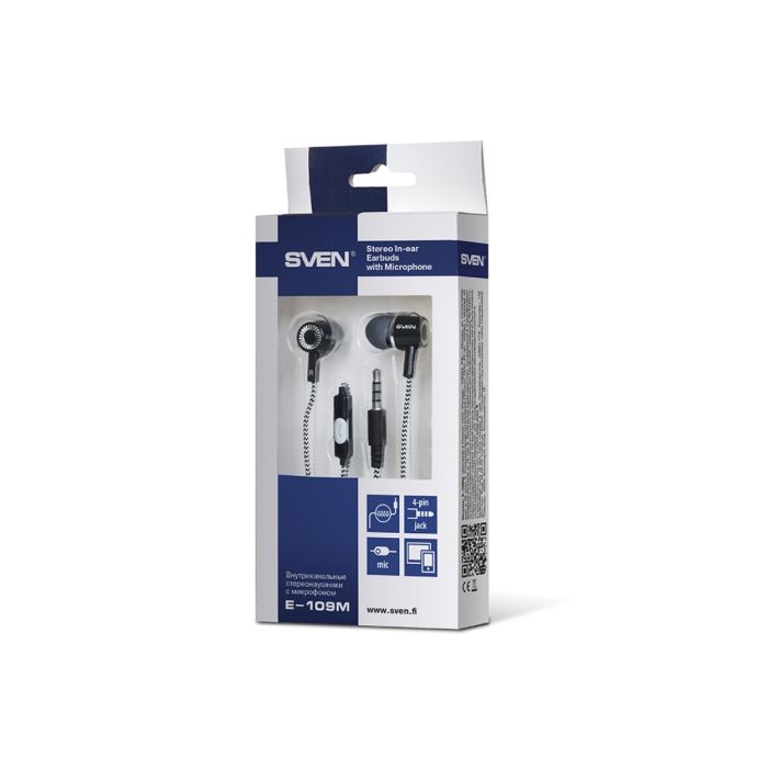Sven E-109M With Mic, Black-Grey (SV-016241)