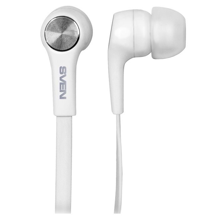 Sven E-211M Earphones With Mic, White (SV-015749)