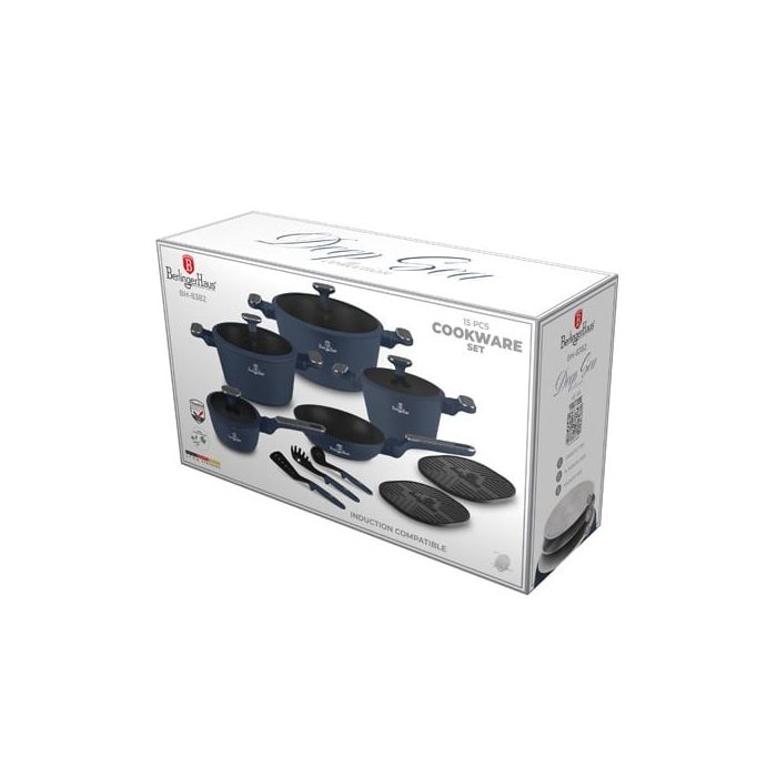 Berlinger Haus BH8382 Deep Sea cookware set 15pcs