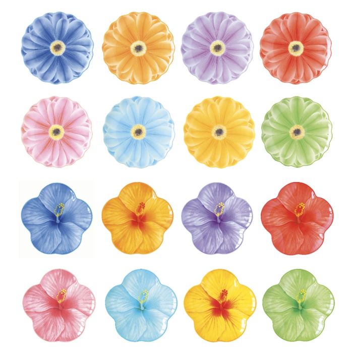 Easy Life 3374/BOUQ plate set 4x20.5/21cm