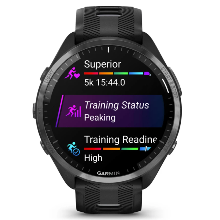 Garmin Forerunner® 965 Black/Powder Grey