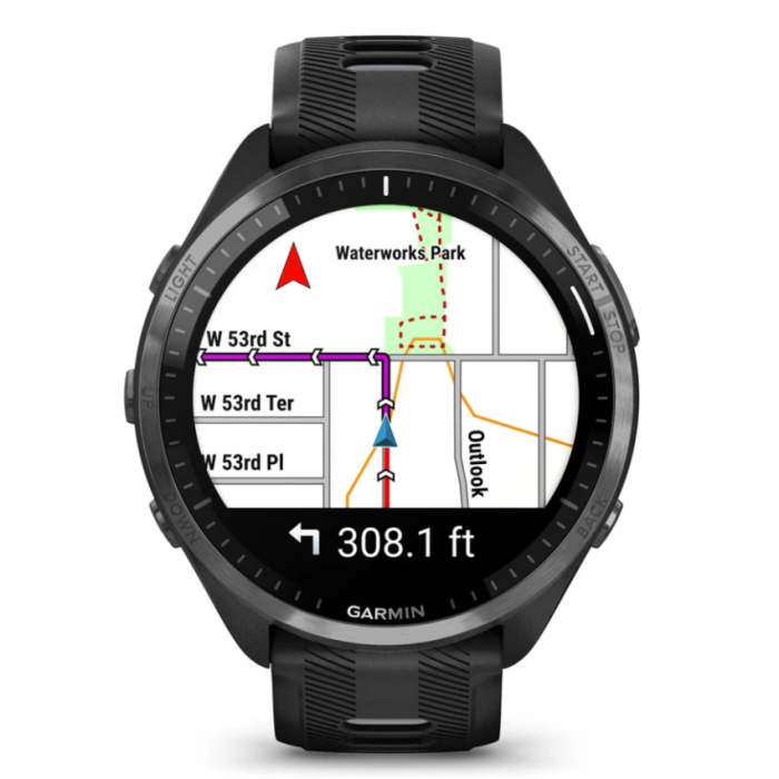 Garmin Forerunner® 965 Black/Powder Grey