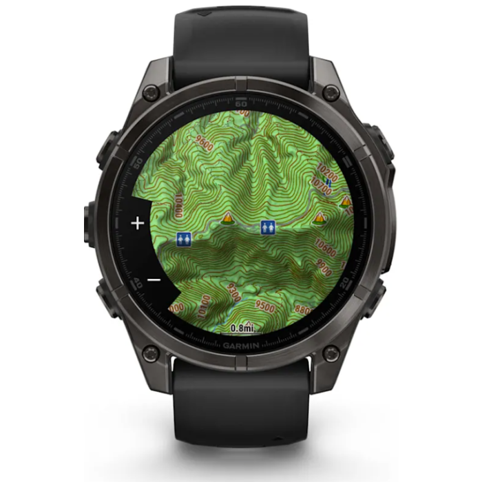 Garmin Fenix 8 – 47 mm, AMOLED Sapphire Carbon Gray  Titanium