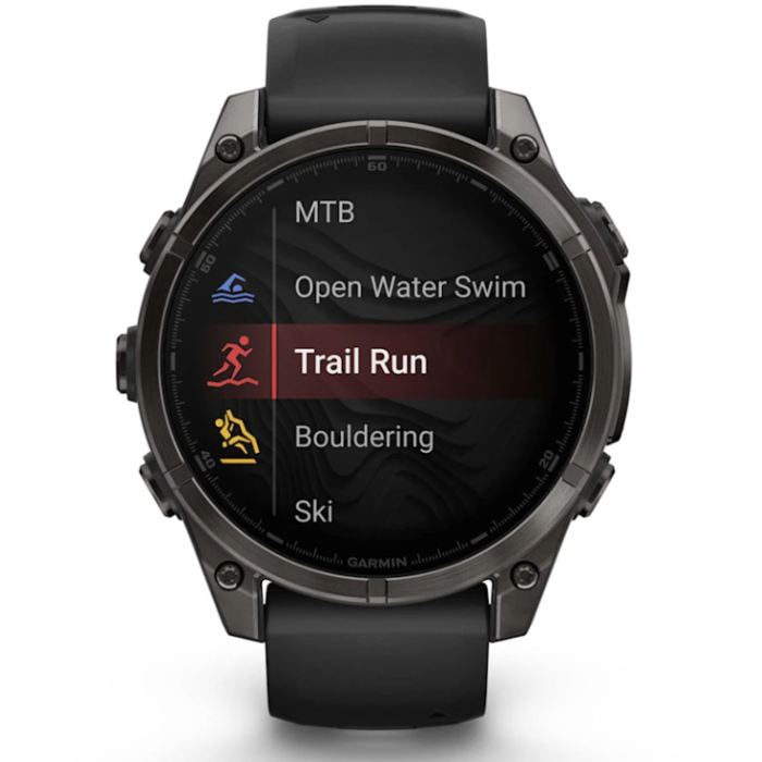 Garmin Fenix 8 – 47 mm, AMOLED Sapphire Carbon Gray  Titanium