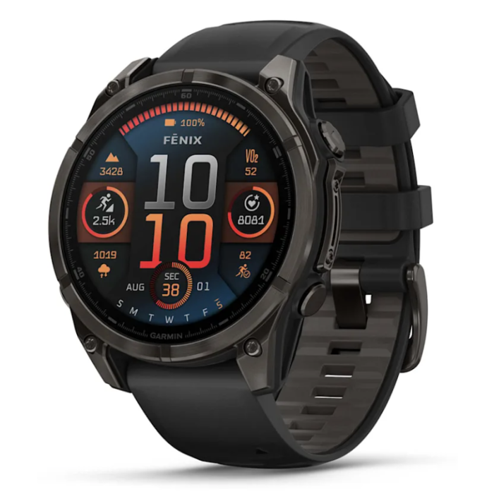 Garmin Fenix 8 – 47 mm, AMOLED Sapphire Carbon Gray  Titanium