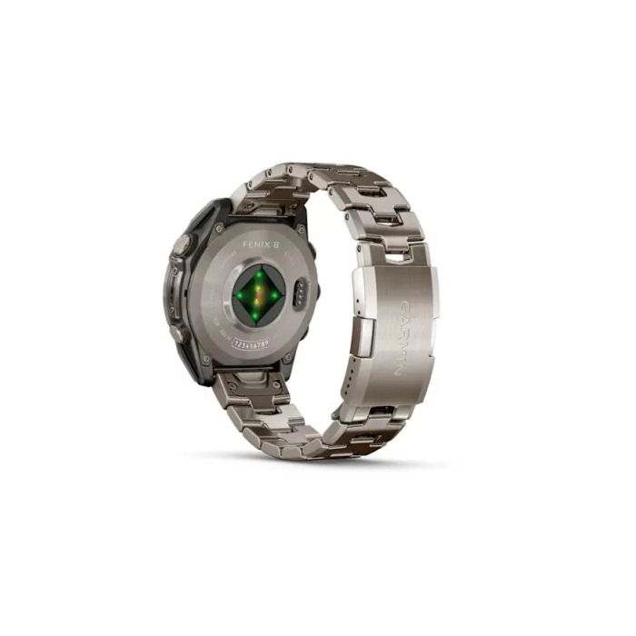 Garmin Fenix 8 – 47 mm, AMOLED Sapphire, Titanium with Vented titanium bracelet