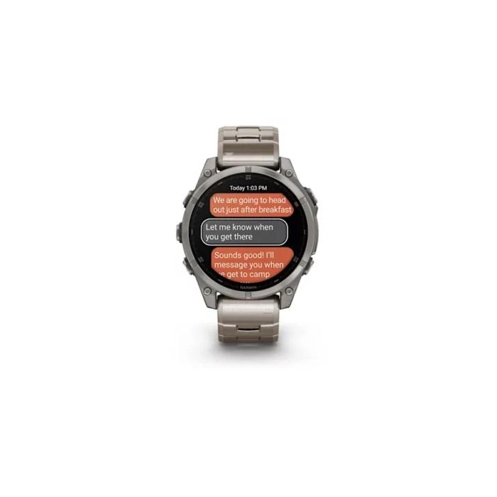 Garmin Fenix 8 – 47 mm, AMOLED Sapphire, Titanium with Vented titanium bracelet