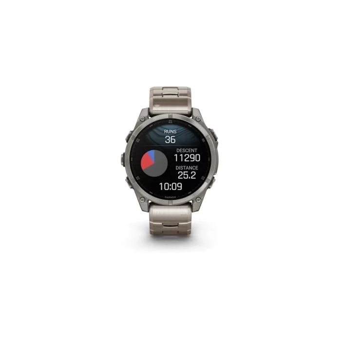 Garmin Fenix 8 – 47 mm, AMOLED Sapphire, Titanium with Vented titanium bracelet