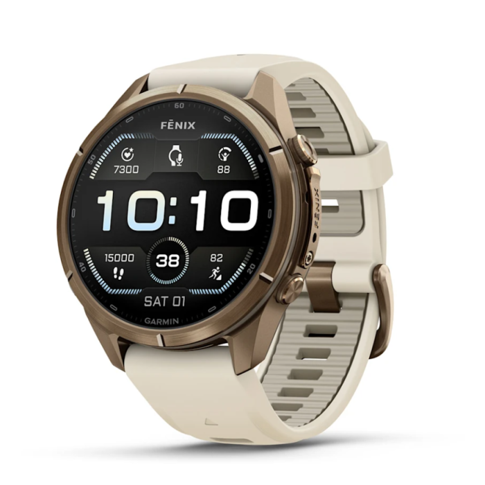 Garmin Fenix 9 Pro, 43mm, Cream/French Grey