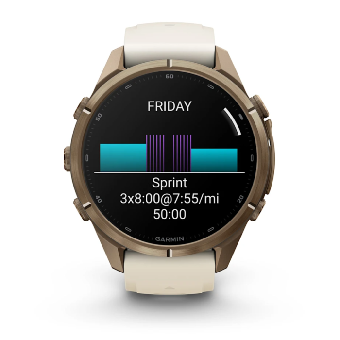 Garmin Fenix 9 Pro, 43mm, Cream/French Grey