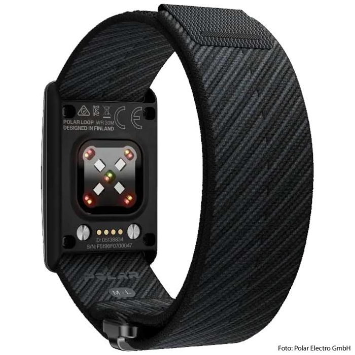 Polar Loop Wristband Black