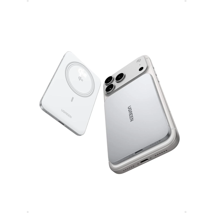 UGREEN MagFlow Air, Qi2 Ultra-Slim Power Bank, 5000mAh /95931B