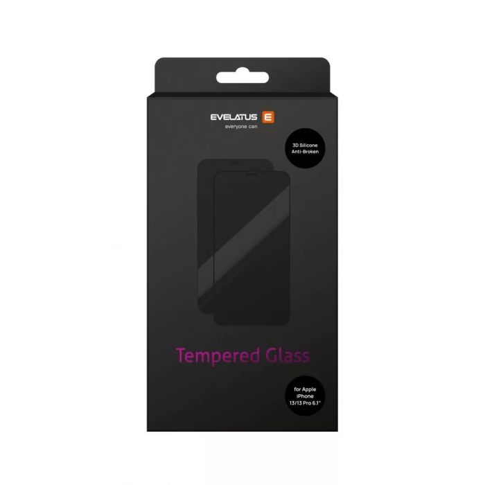 Evelatus iPhone 14/13/13 Pro Rubber Glass