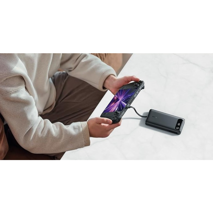 Anker Power Bank 20K, 87W, Built-In USB-C Cable, Black /A1383H11