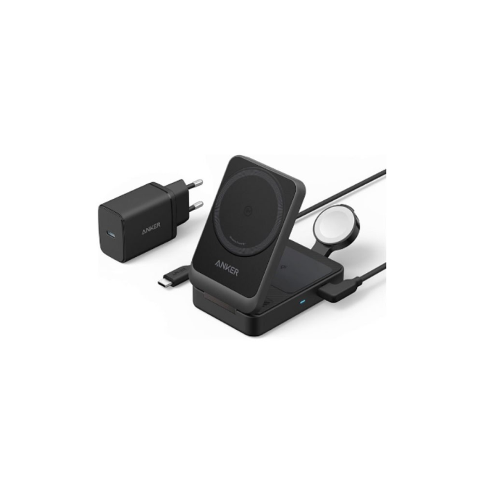 Anker MagGo, 3 in 1 Foldable Wireless Charging Station, 15W, Black /B2557311