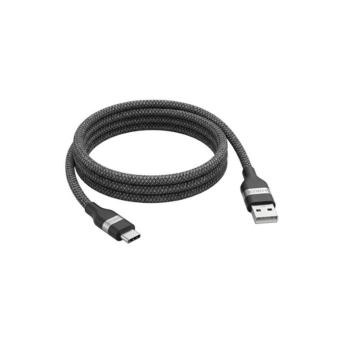 Anker USB-A to USB-C, 3ft (0.9M), Black /A81H5G11