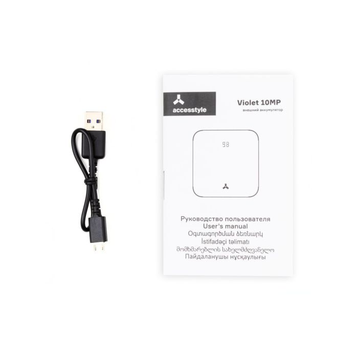 Accesstyle Power Bank Violet 10MP 10000 mAh