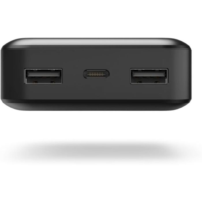 Hama "Pocket 10" Power Pack, 10000 mAh, Outputs: 2x USB-A, anthracite (201708)