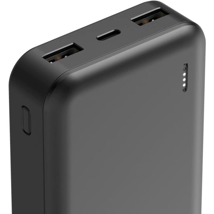 Hama "Pocket 10" Power Pack, 10000 mAh, Outputs: 2x USB-A, anthracite (201708)