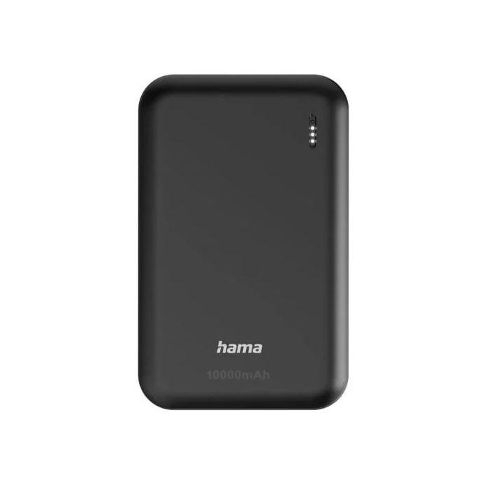 Hama "Pocket 10" Power Pack, 10000 mAh, Outputs: 2x USB-A, anthracite (201708)