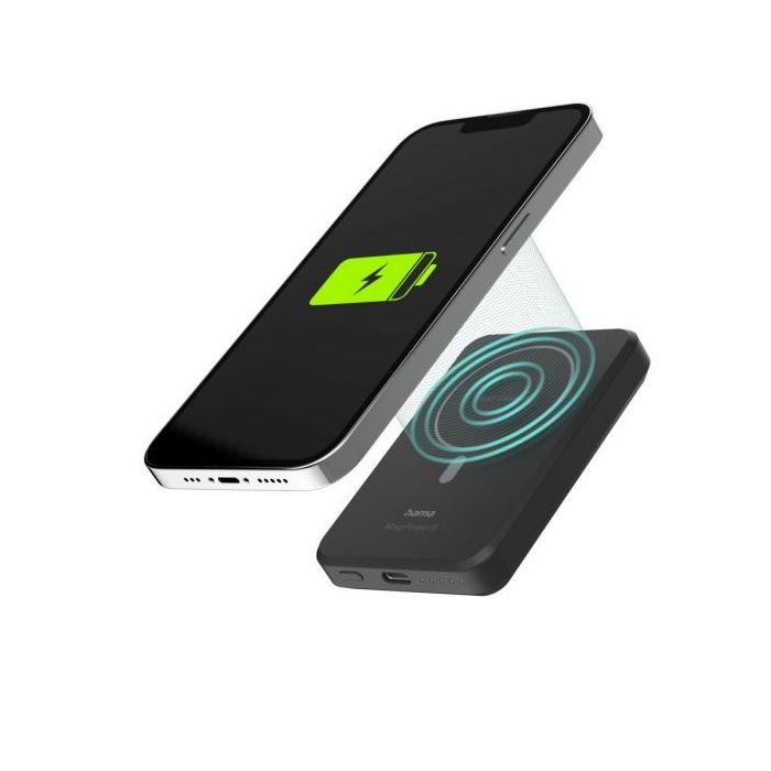 Hama "MagPower4" Wireless Power Pack, 5000 mAh, (201695)