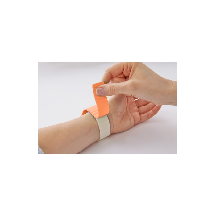 Hama "Fantastic Feel" Magnetic Wrist Strap for Apple Watch 38/40/41 mm, orange/beige(136837)