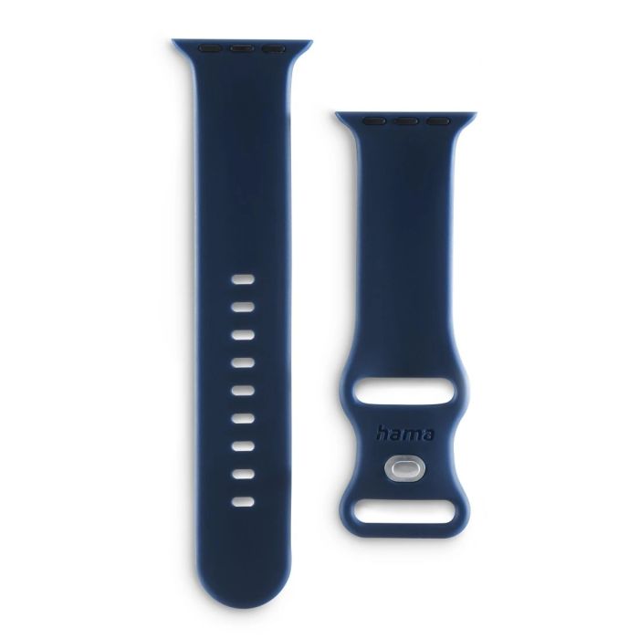 Hama "Fantastic Feel" Interchangeable Wrist Strap for Apple Watch 38/40/41 mm, blue(215635)