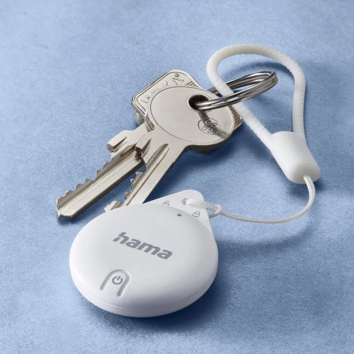 Hama Key Finder, Item Finder for Apple "Find My" App, Bluetooth, white, 4 Pcs. (185816)