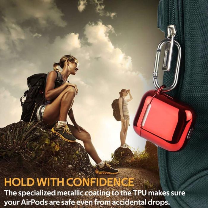 Promate NeonCase Maroon