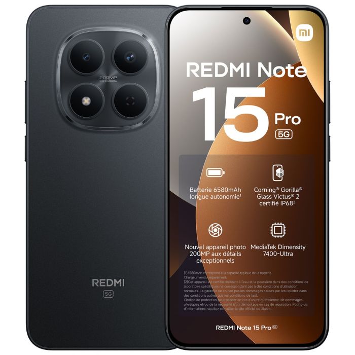 Xiaomi Redmi Note 15 Pro 8GB/256GB Black