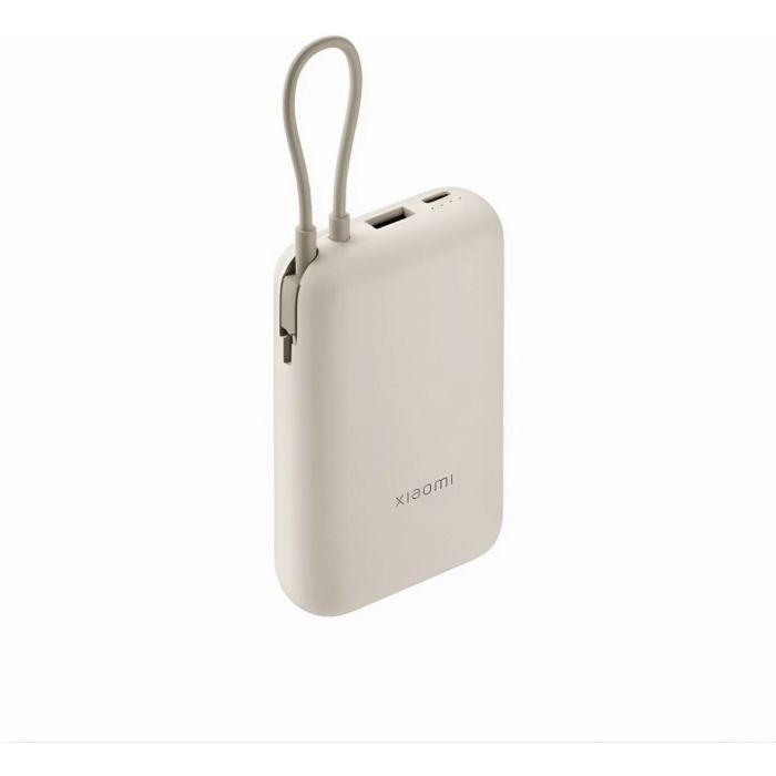Xiaomi Power Bank 10000mAh (Integrated Cable) Tan (P15ZM)
