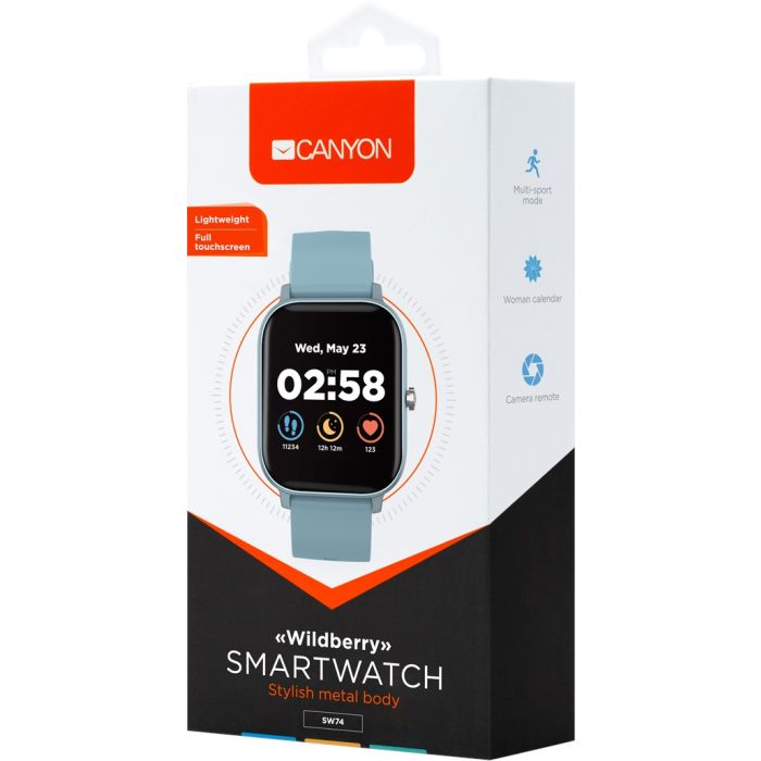 Canyon CNS-SW74BL/Wildberry Smart watch Blue
