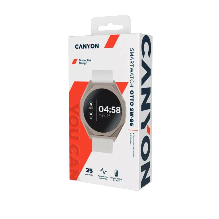 Canyon CNS-SW86SS/SW-86 Smart watch Silver