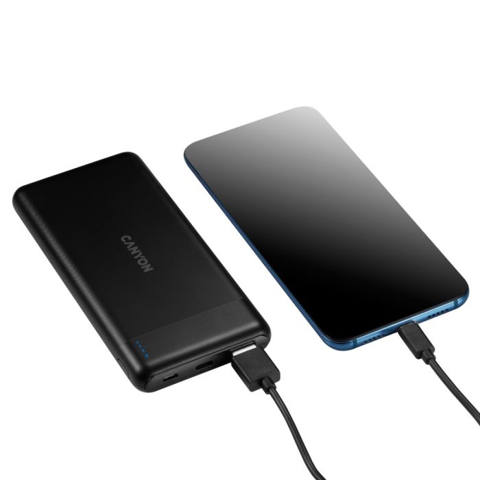 Canyon CNE-CPB1007B/10000mAh QC3.0 Black