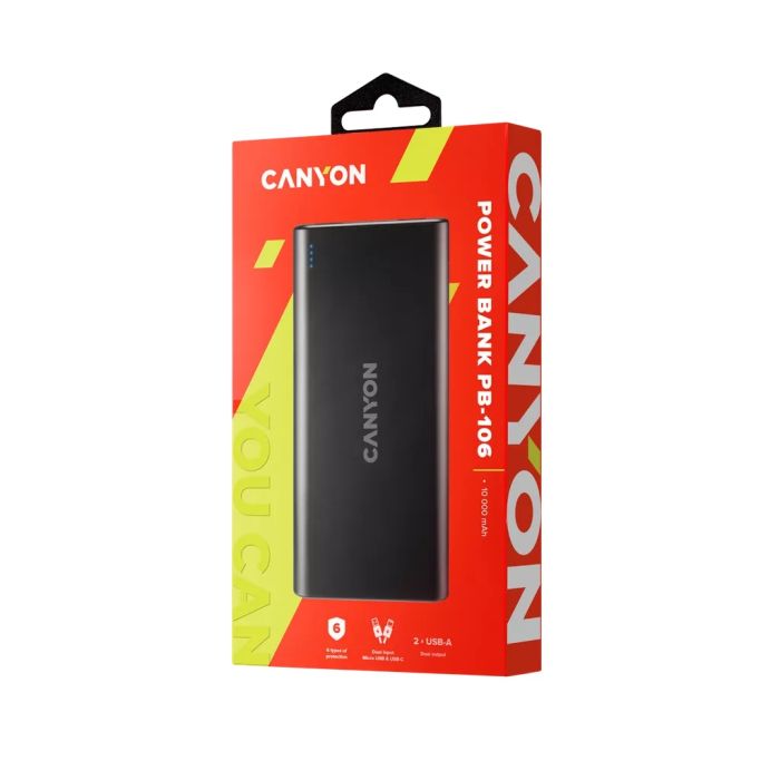 Canyon CNE-CPB1006B/10000mAh Black