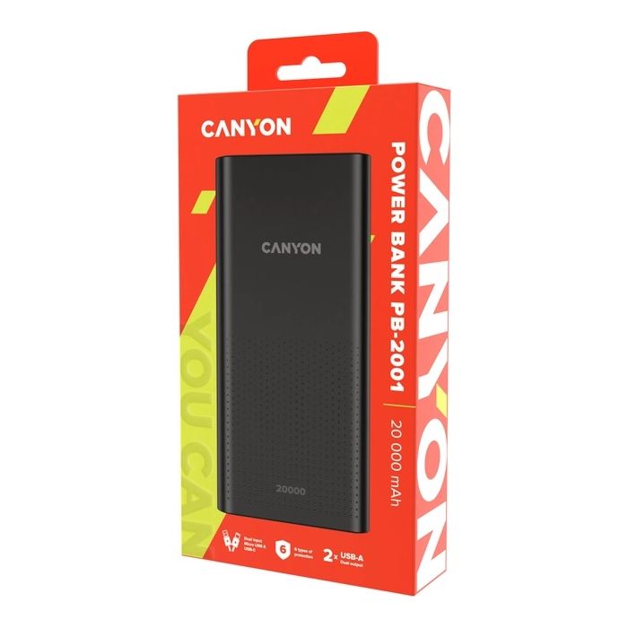 Canyon CNE-CPB2001B/ 20000 mah Powerbank BLK