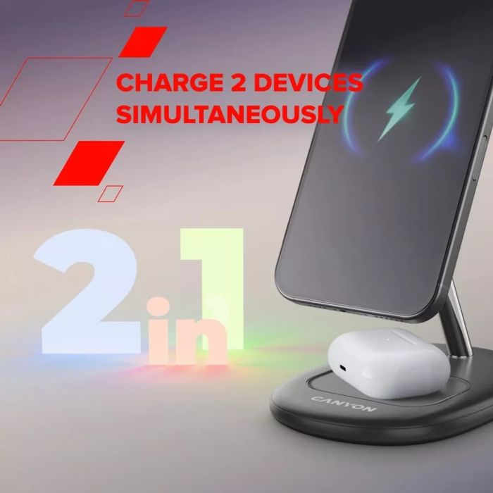 Canyon CNS-WCS205W/ Wireless Charger Qi2 2in1 White
