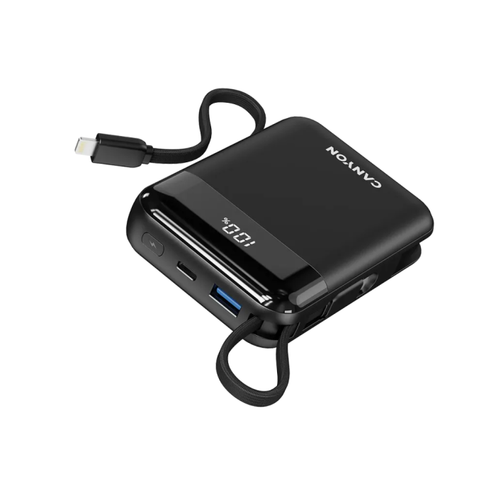 Canyon 10000mAh Power Bank OnPower 104, Black / CNS-CPB104B