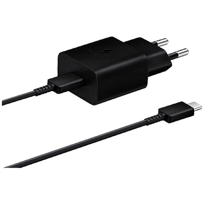 Samsung C Charger 15W+C Cable Black /8806092709843