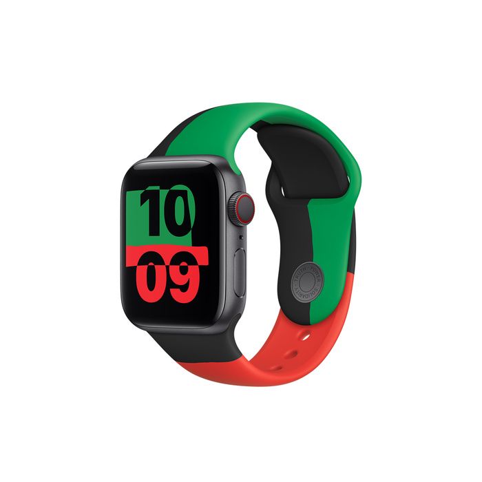 Apple 40mm Black Unity Sport Band - M/L/MUQ63ZM/A