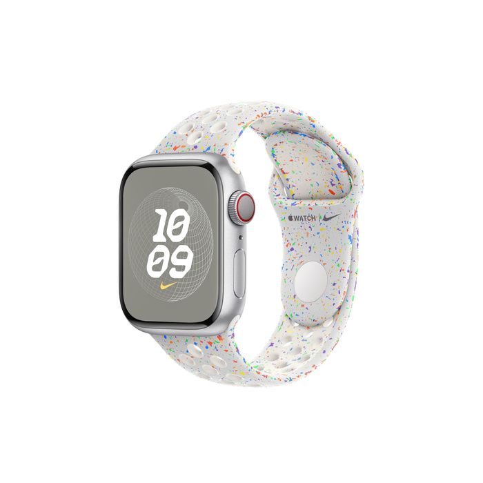 Apple 41mm Pure Platinum Nike Sport Band - M/L/MUUL3ZM/A